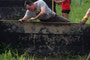 Cpl Sullivan dominating 1 of 15 obstacles during the Spartain Race